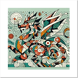 Guardian:Abstract Dragon Art Posters and Art